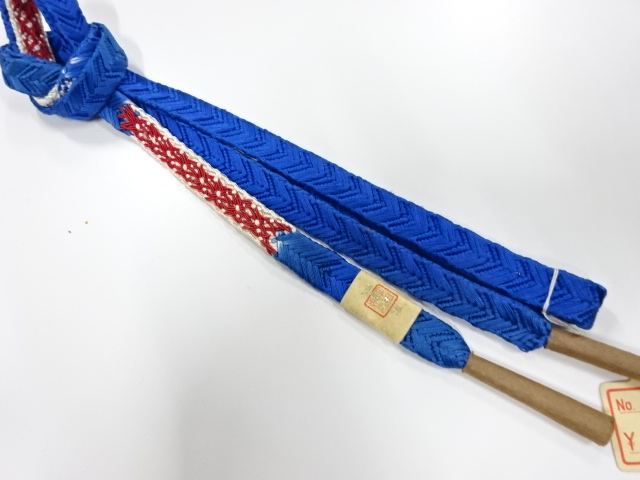 未使用品　正絹　手組帯締め